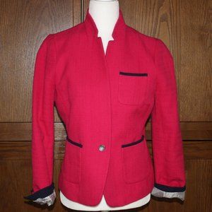 Banana Republic | Pink and Navy Blue Blazer Jacket